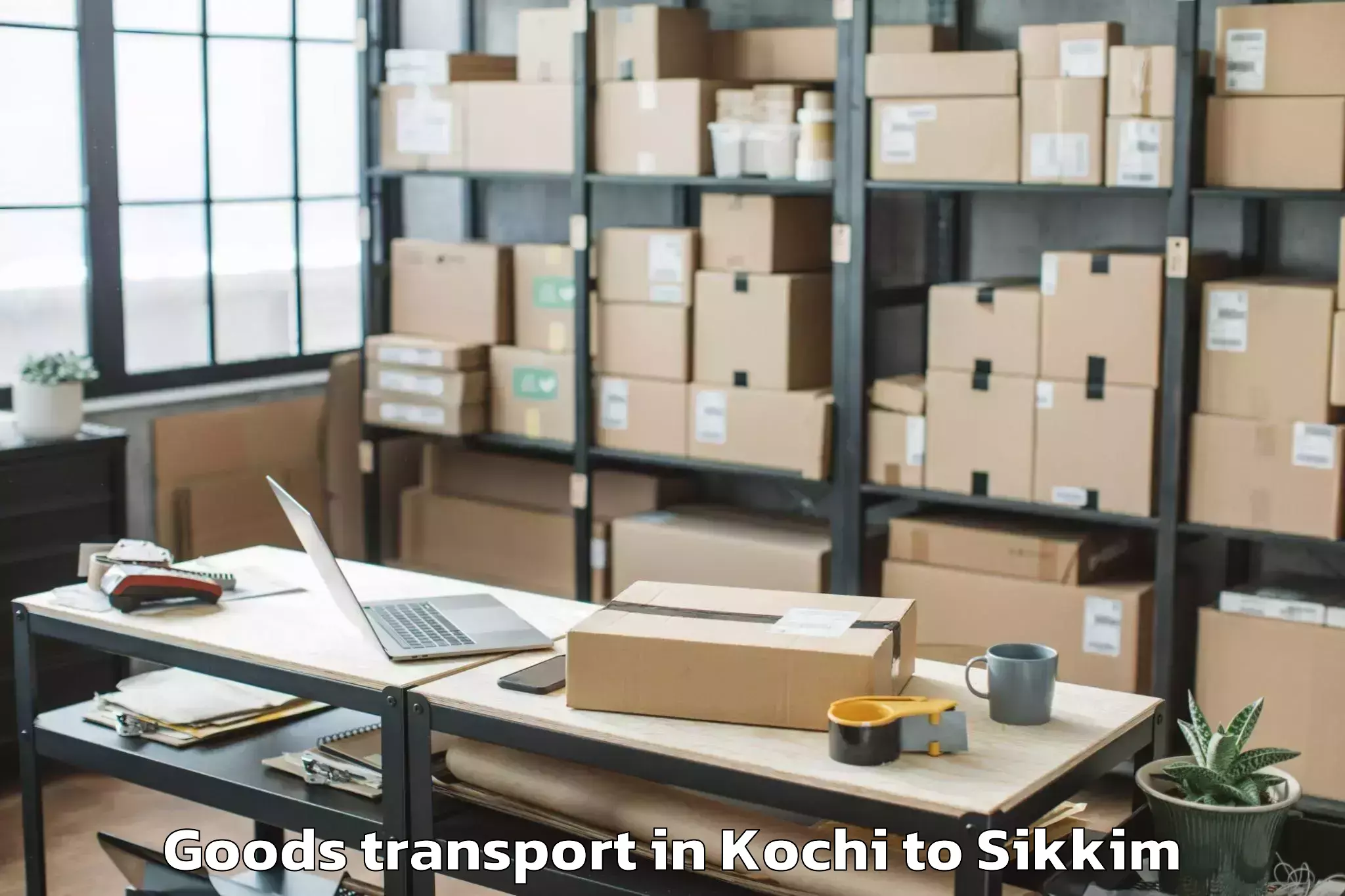 Affordable Kochi to Pakyong Goods Transport